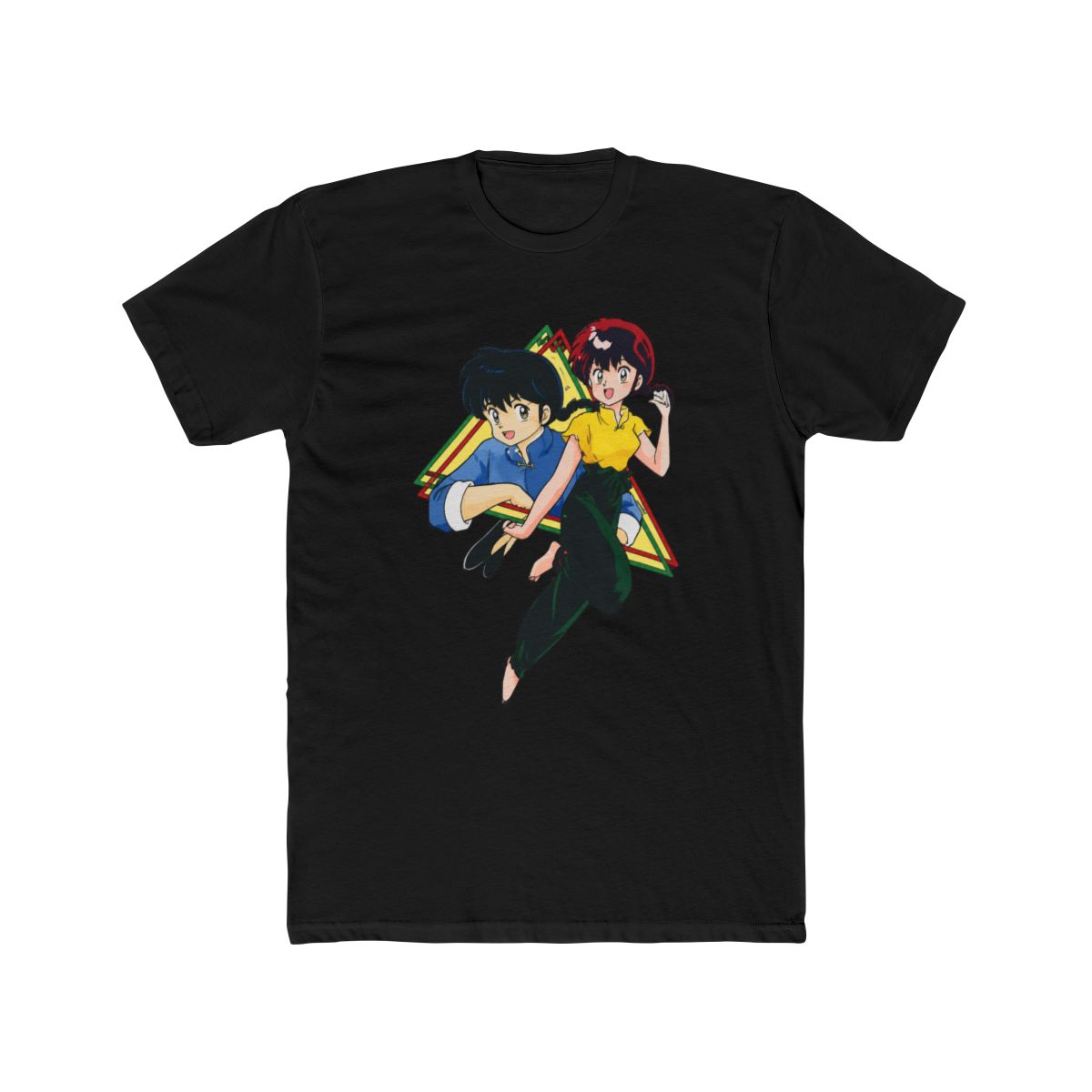 Ranma 1/2 T Shirt with extra logo print on sleeve - alternate angle 3, merchandise