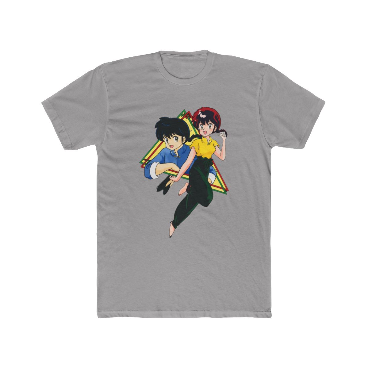 Ranma 1/2 T Shirt with extra logo print on sleeve - Official T-Shirts merchandise