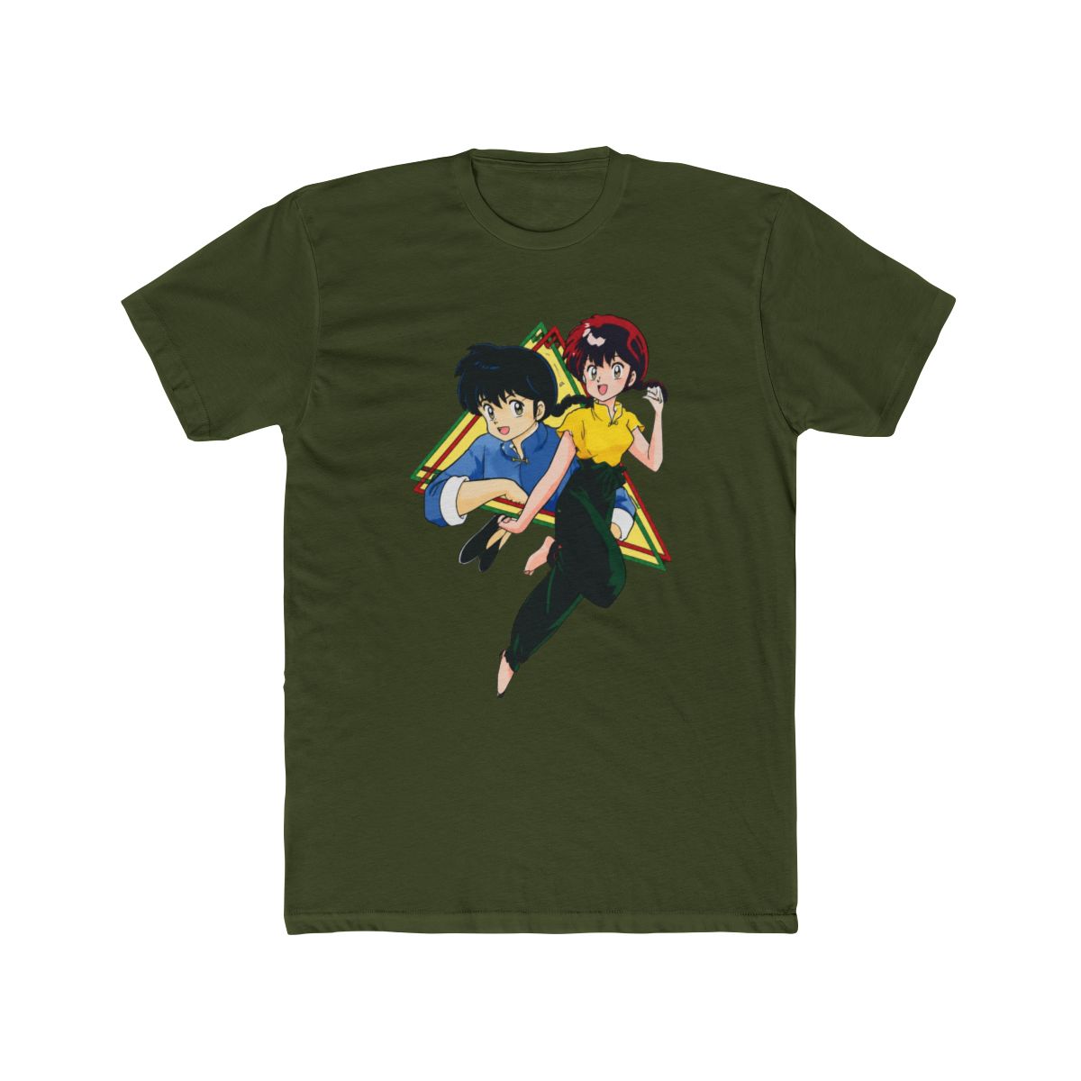 Ranma 1/2 T Shirt with extra logo print on sleeve - alternate angle 5, merchandise