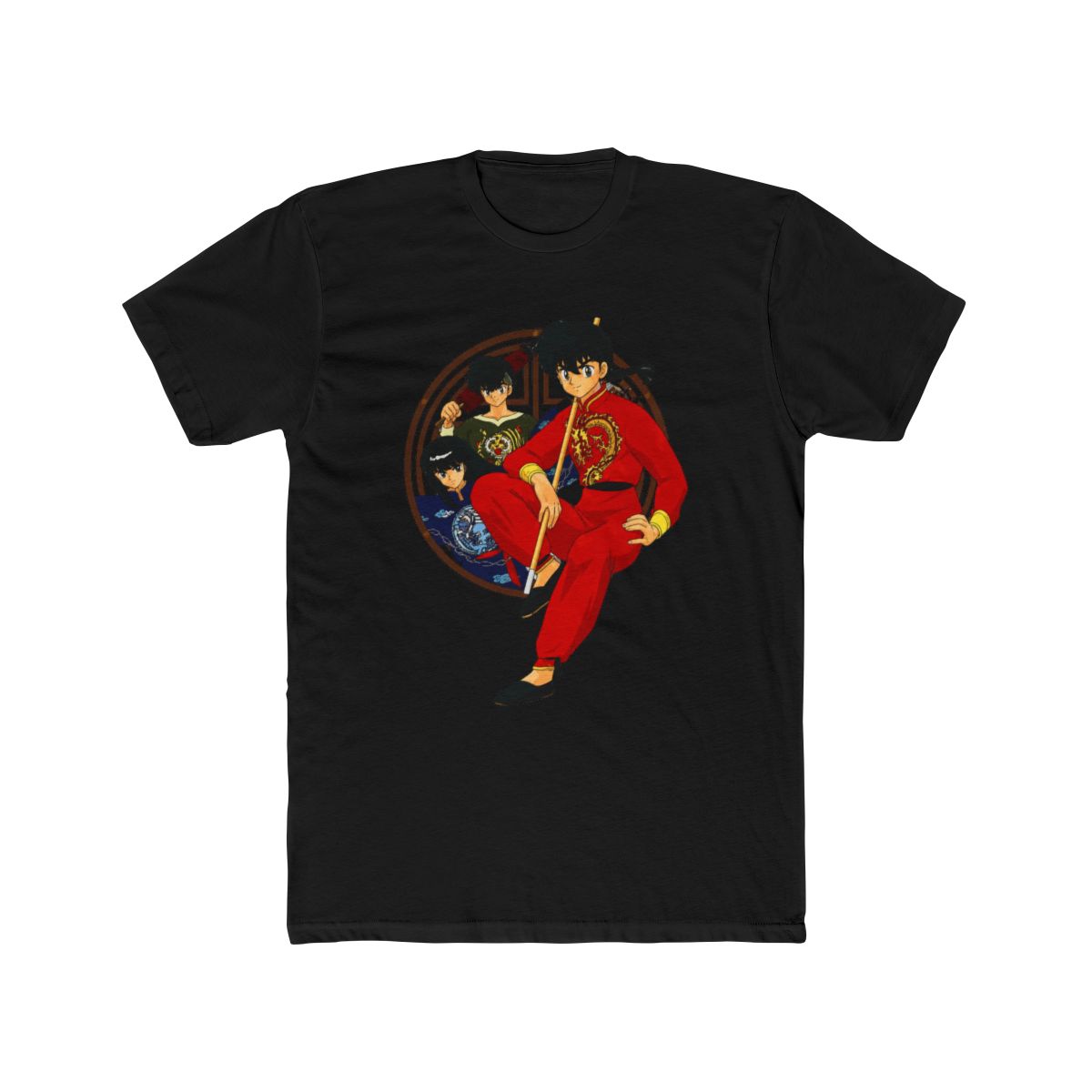 Ranma ½ Anime Manga Retro T Shirt Custom Tees apparel design | Ranma 1/2 - alternate angle 3, merchandise