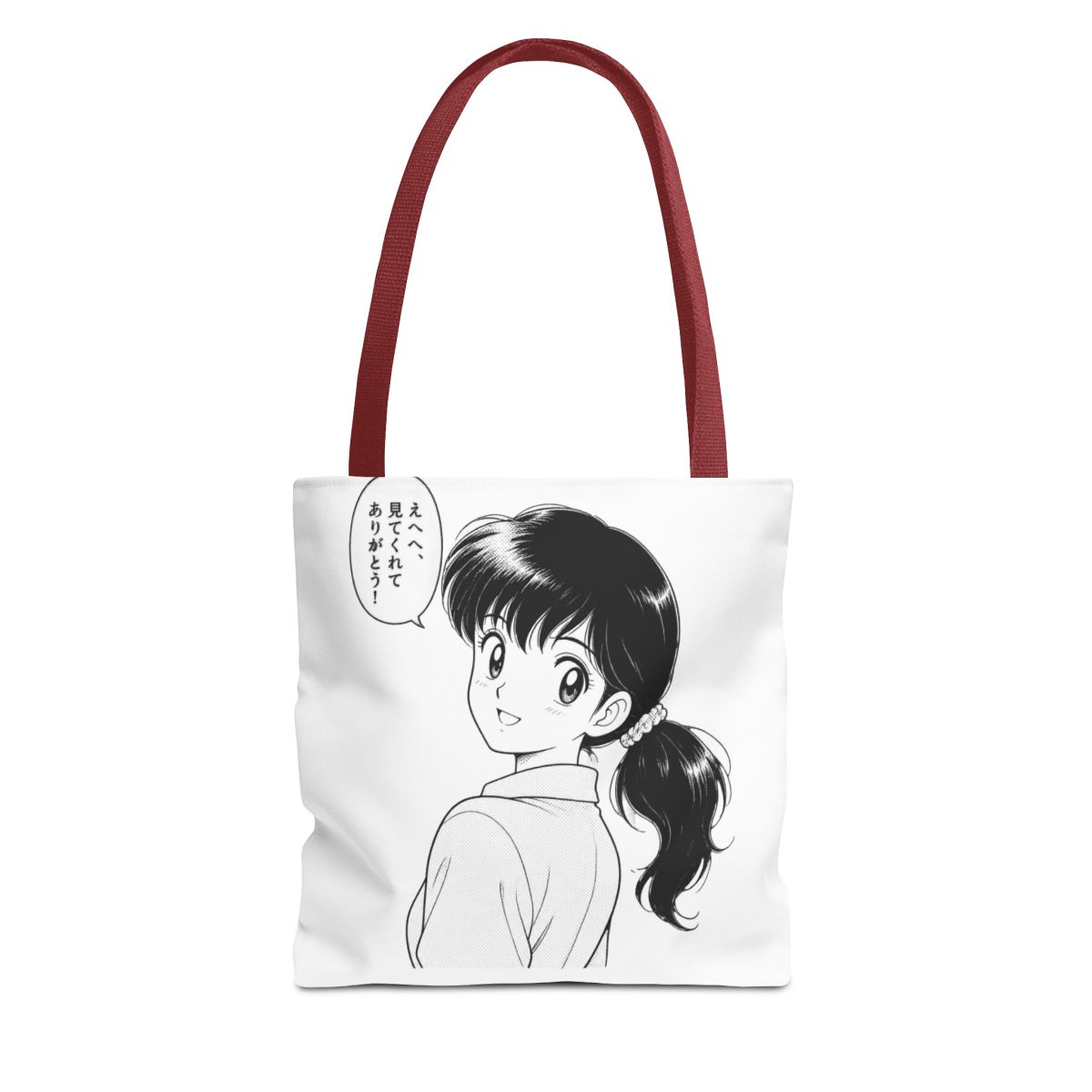 Ranma 1/2 Ranma Manga Panel Portrait Bags - alternate angle 4, merchandise