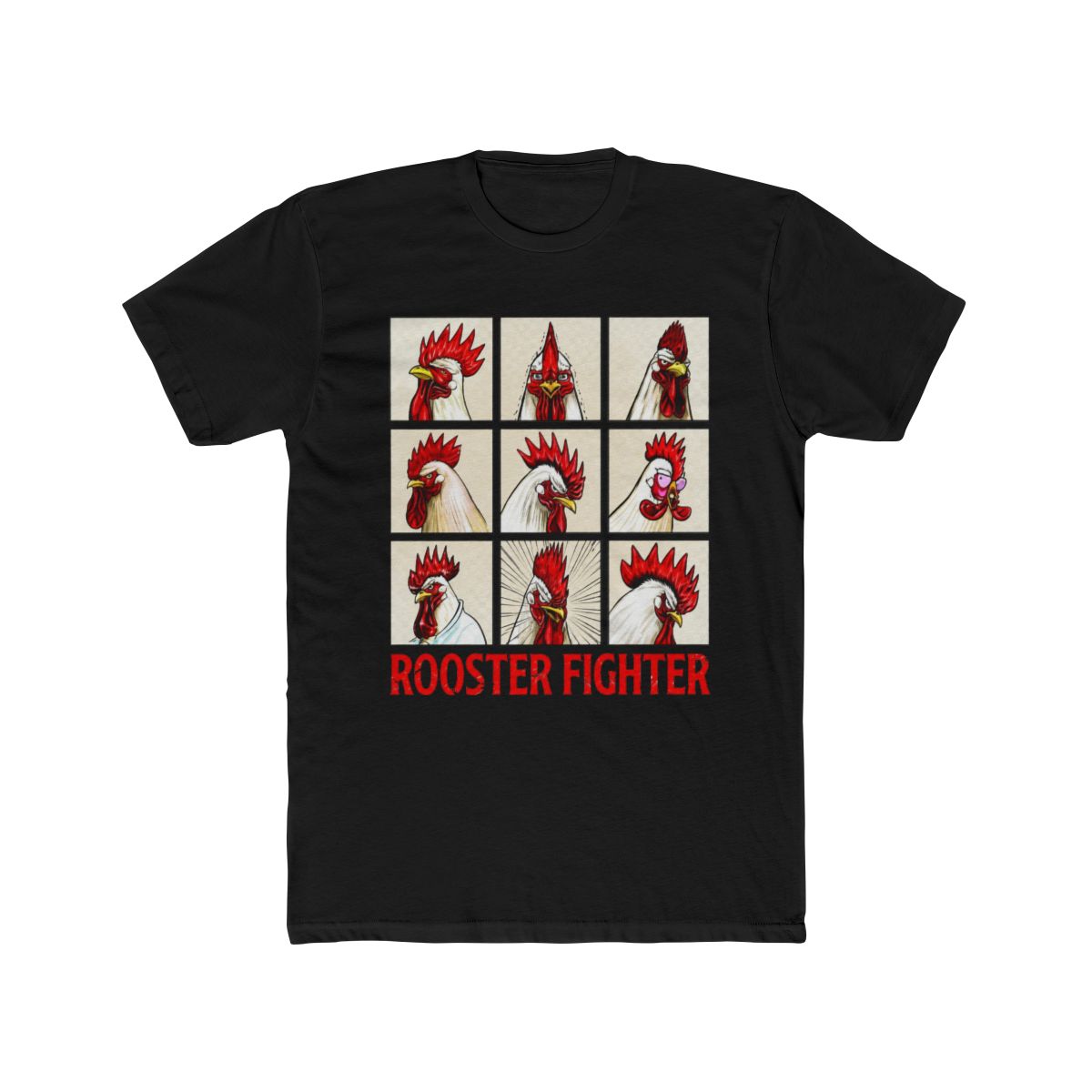 Rooster Fighter Keijis Expressions T Shirt | Ranma 1/2 - Official T-Shirts merchandise