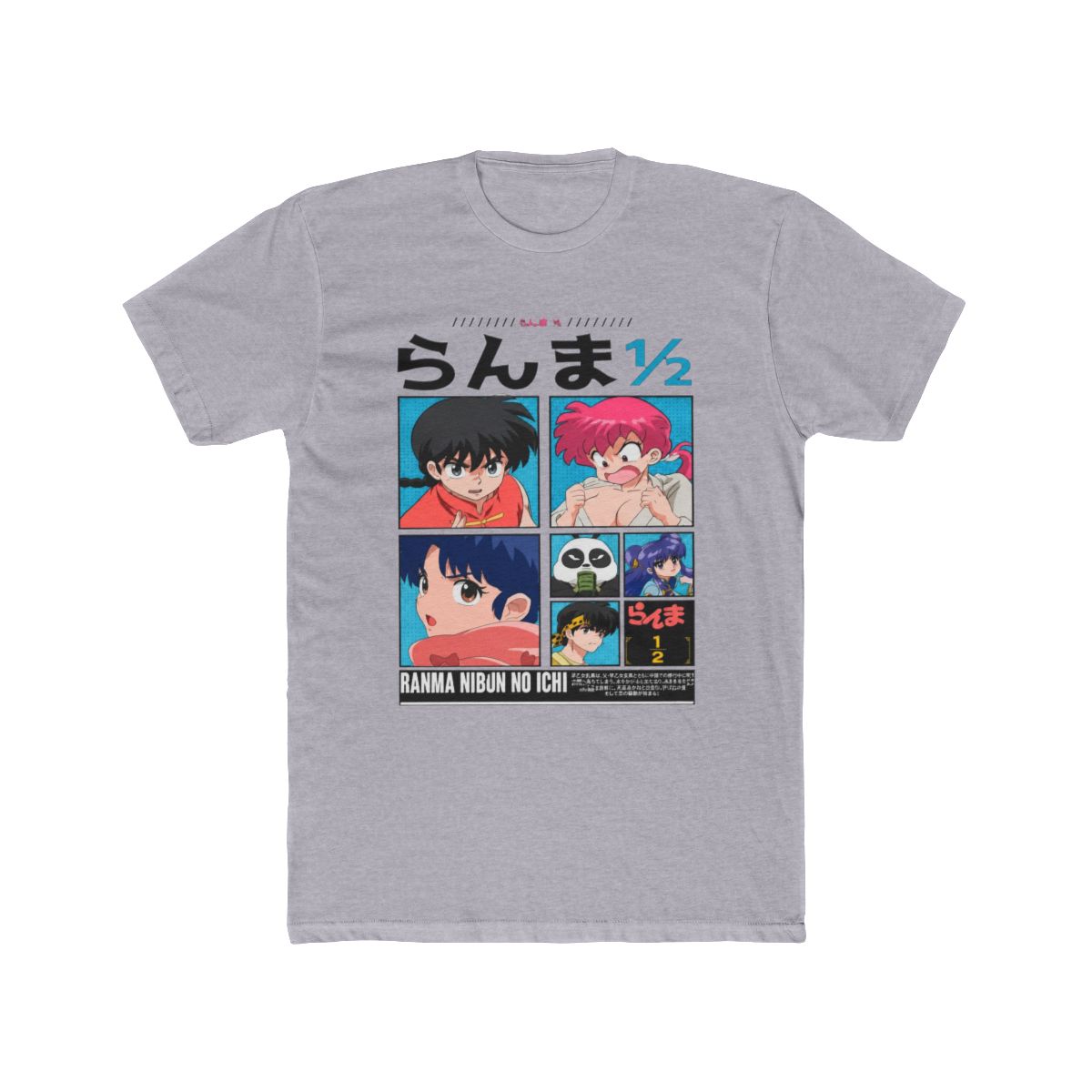 Ranma Saotome Anime T Shirt, Genma Panda Manga Shirt, Graphic Anime Tee, Manga Shirt, Japanese Anime | Ranma 1/2