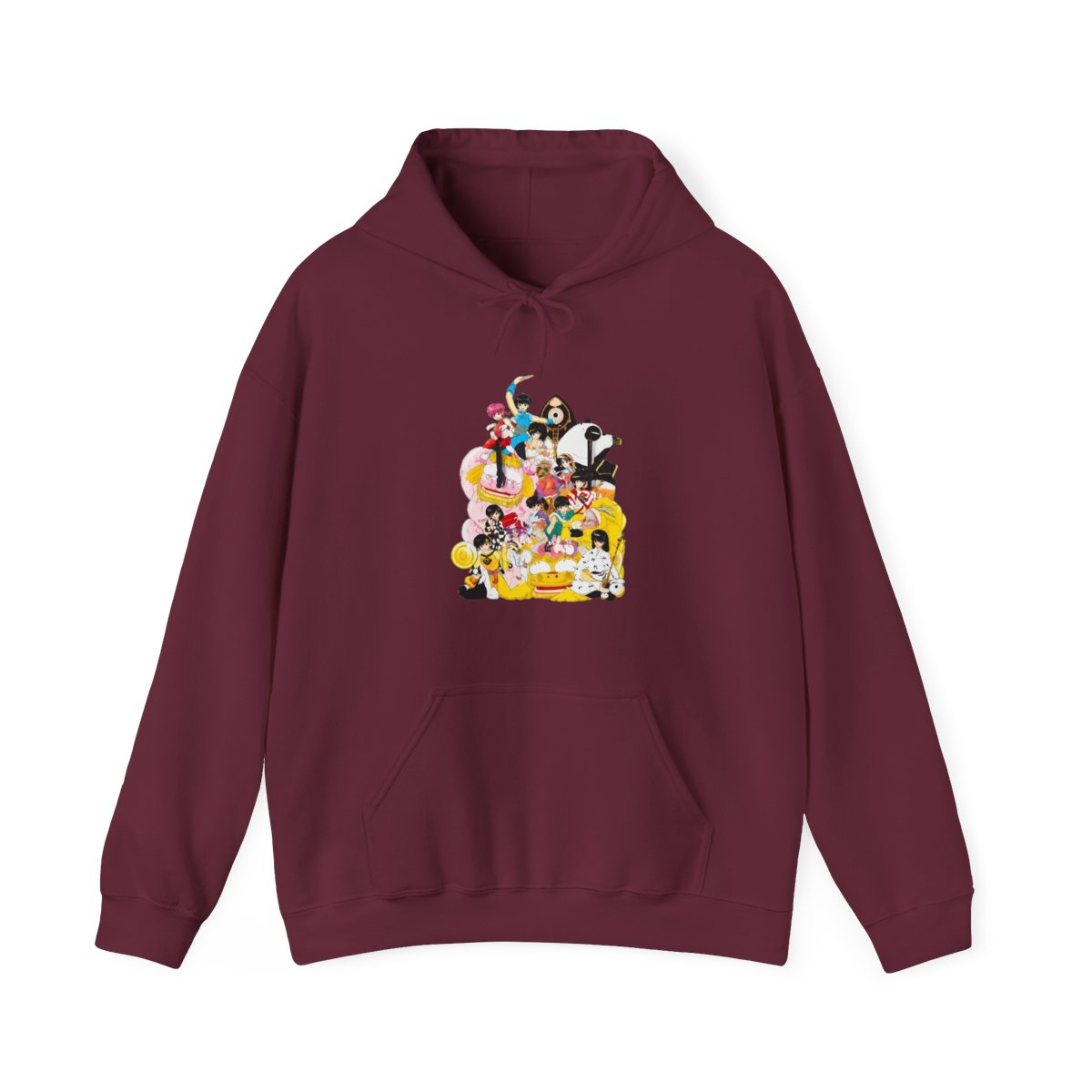 Ranma 1/2 Manga Illustration Hoodie - alternate angle 3, merchandise