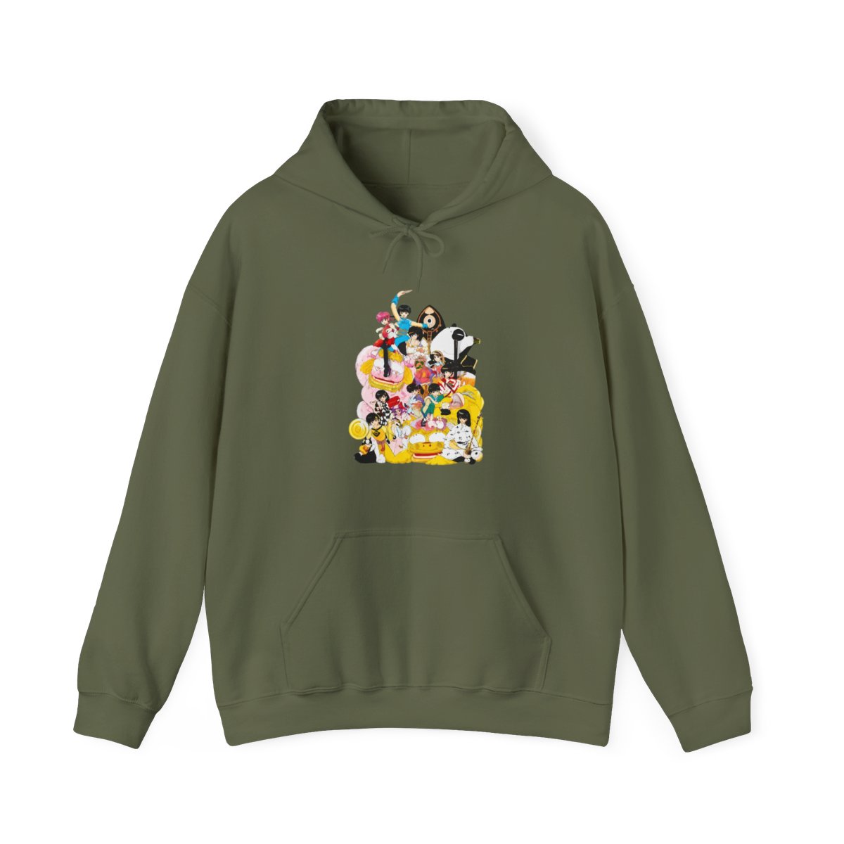 Ranma 1/2 Manga Illustration Hoodie - alternate angle 4, merchandise